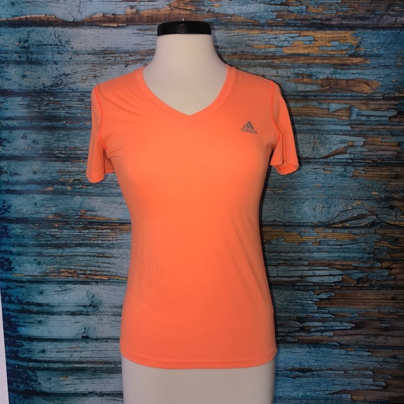 Adidas S V-Neck Short Sleeve Dri-Fit Tee 2205 - Picture 5 of 5